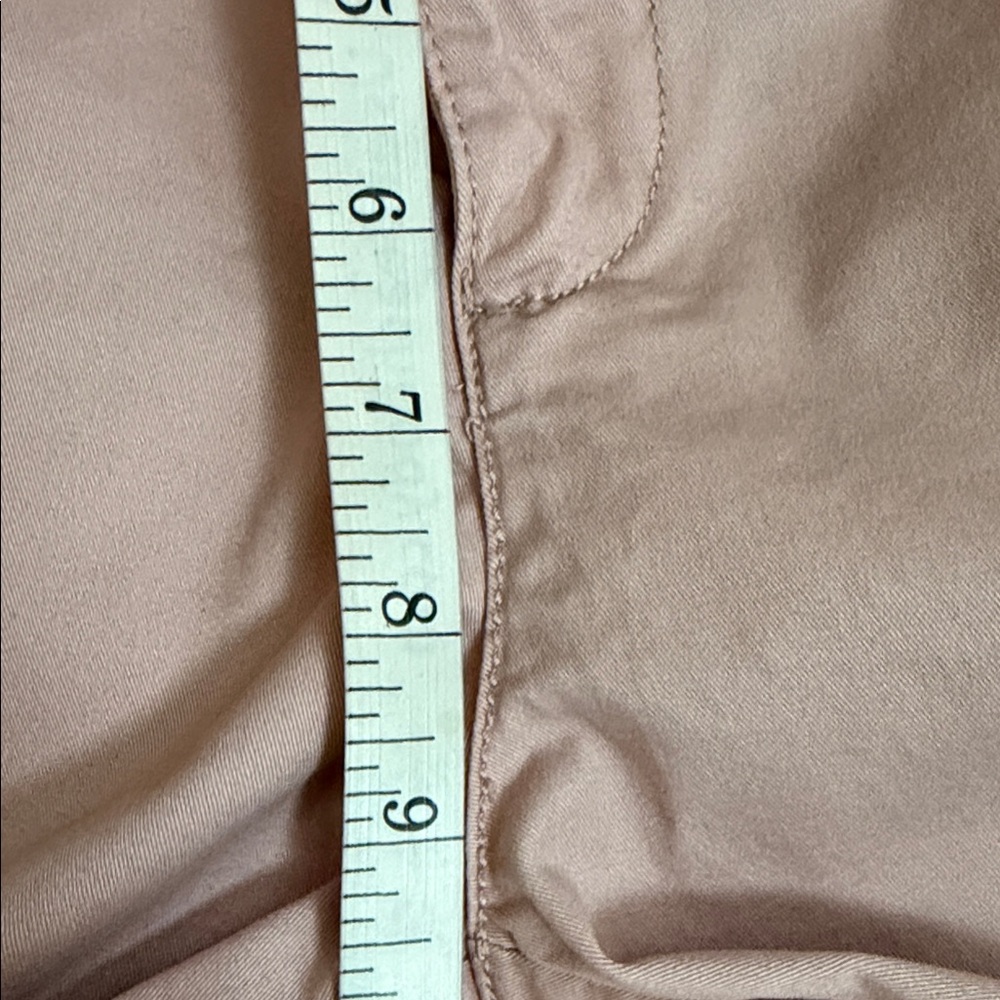 A New Day Size 8 Blush Pink Stretch Chino Bermuda Shorts - Picture 5 of 7
